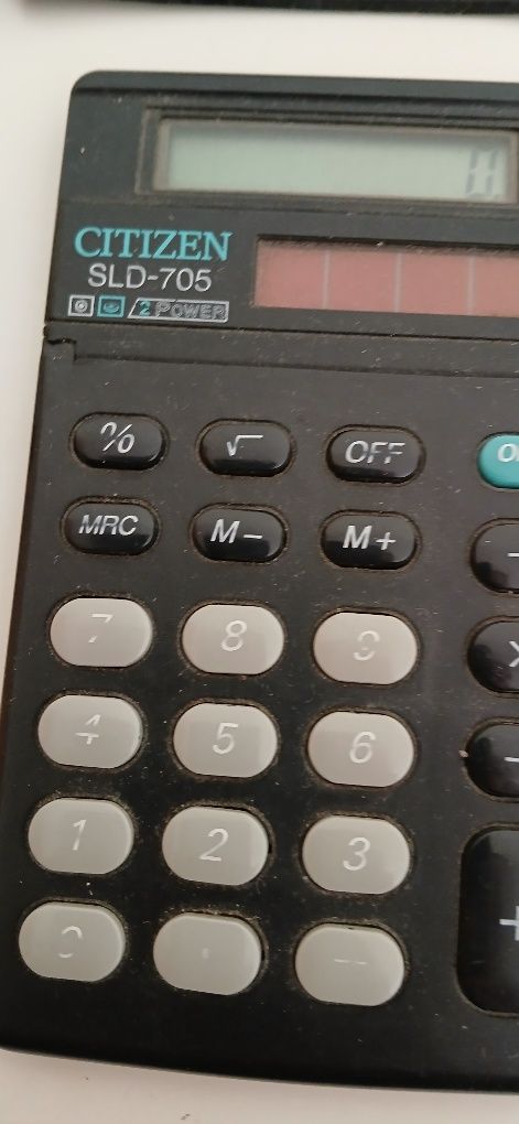 Máquinas de calcular avariadas