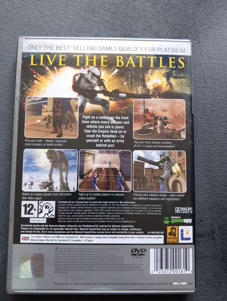 Gra na PSP2 Star Wars Battlefront 12+