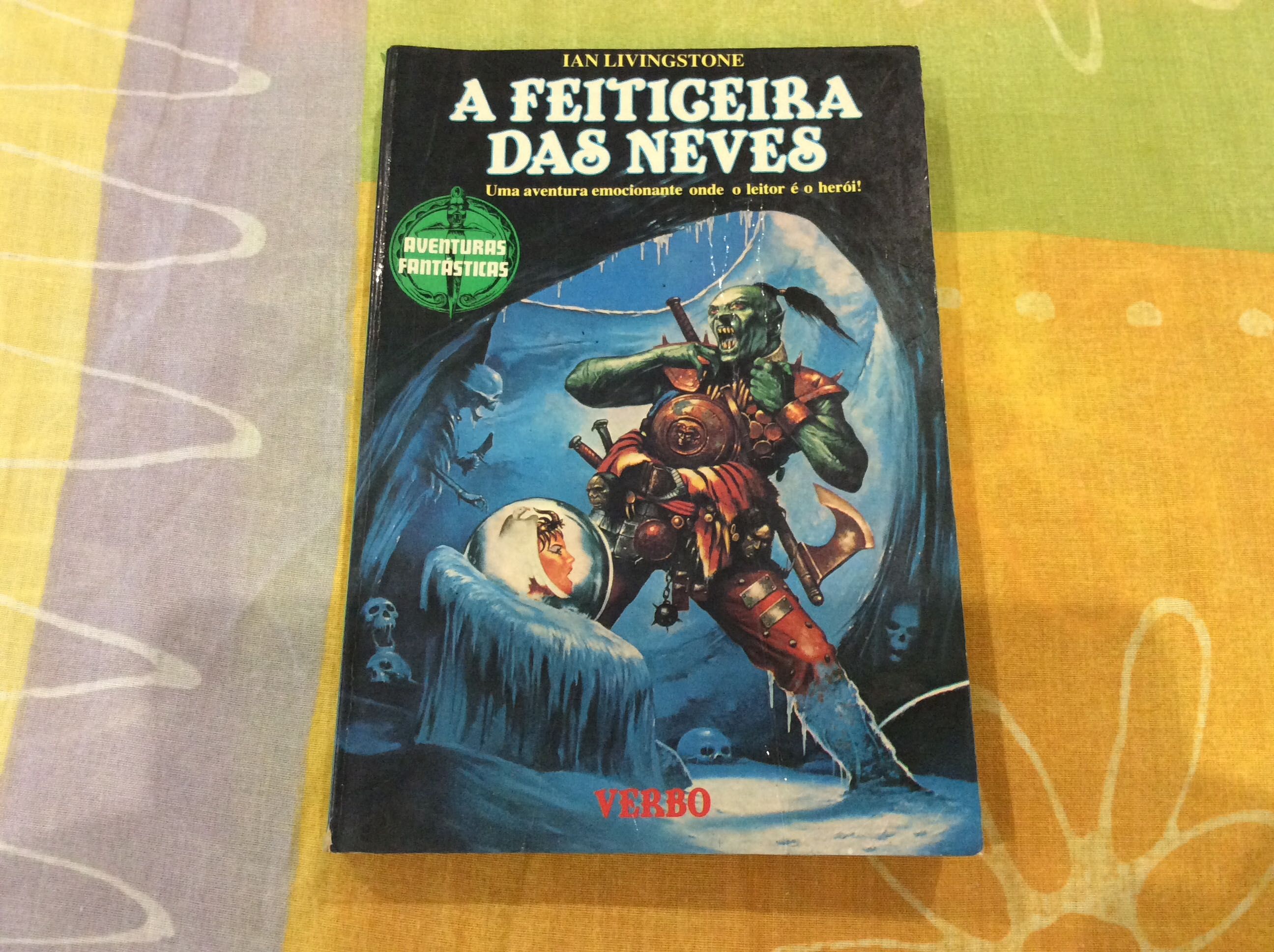 Livro Aventuras Fantásticas A Feiticeira Das Neves