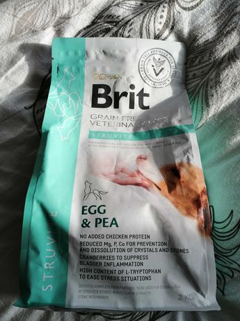 Brit Veterinary Diet Struvite Egg & Pea sucha karma dla psa - 2kg