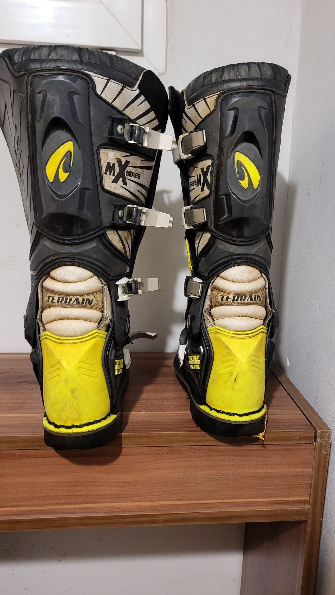 Buty FORMA TERRAIN TX Czarno zielone Białe 44 cross quad zawias