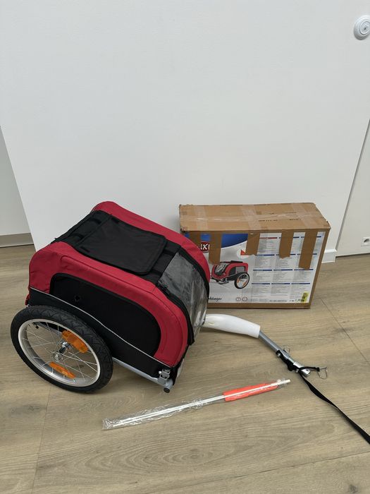 Trixie przyczepka rowerowa wózek dla psa S jak nowa ( z dziurką)