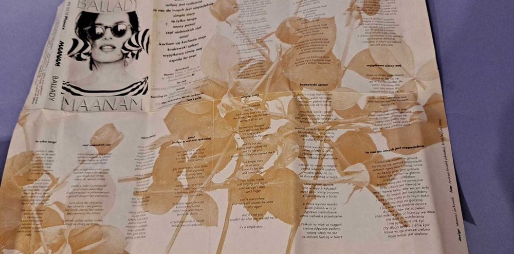 Maanam – Ballady 1993 PLAKAT MINI , kaseta magnetofonowa