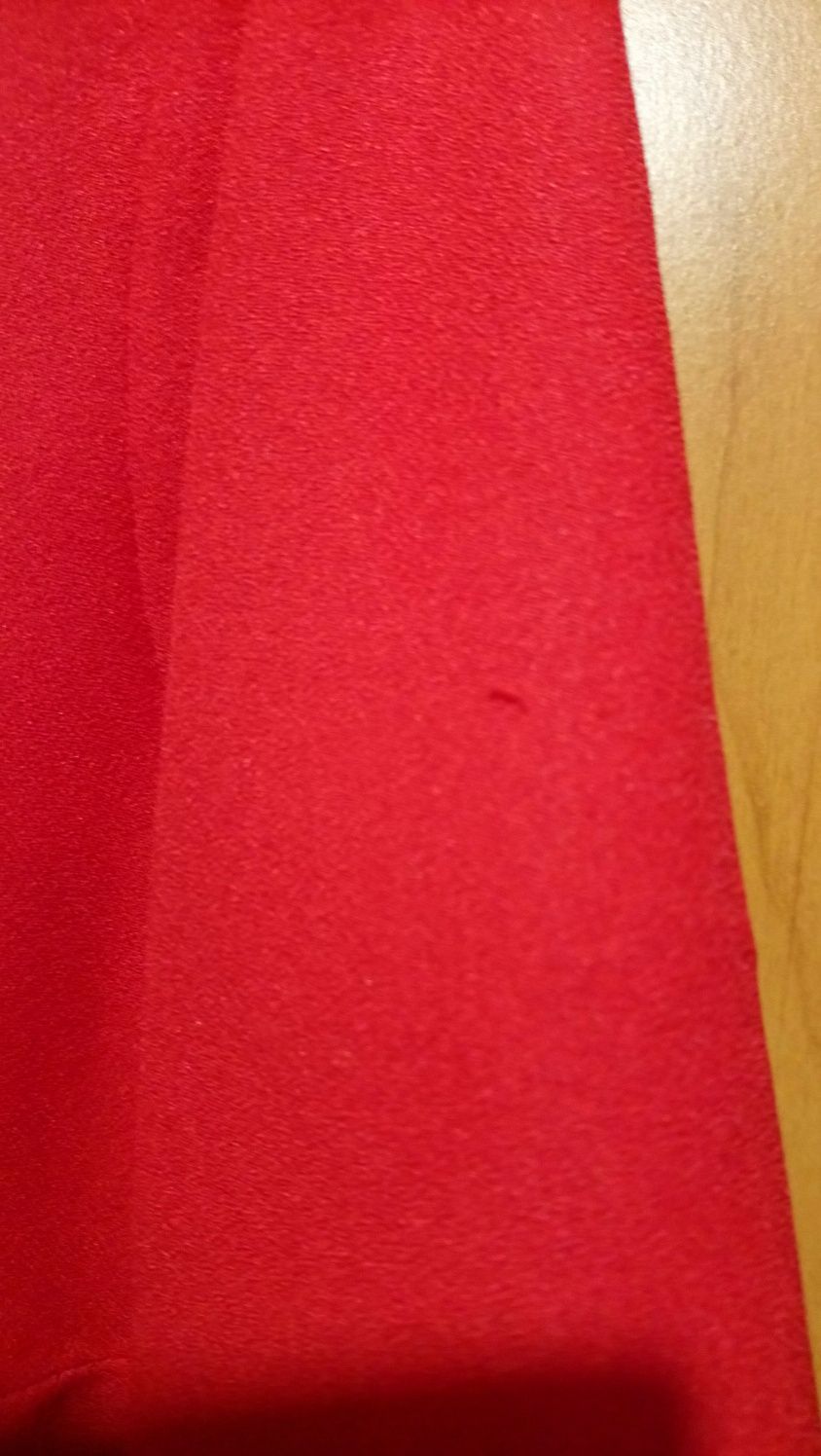 Czerwona wizytowa bluzka elegancka damska Prl r. 42
