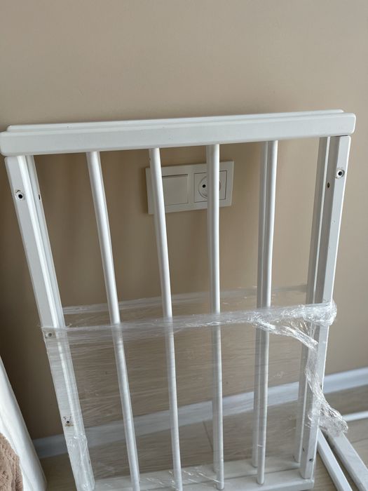 Дитяче ліжко-трансформер, ліжечко 9 в 1, кругле і овальне ліжко