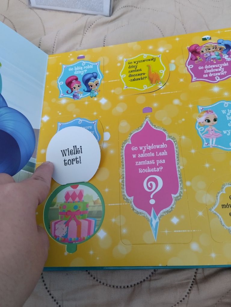 Shimmer i Shine książka z  otwieranymi okienkami