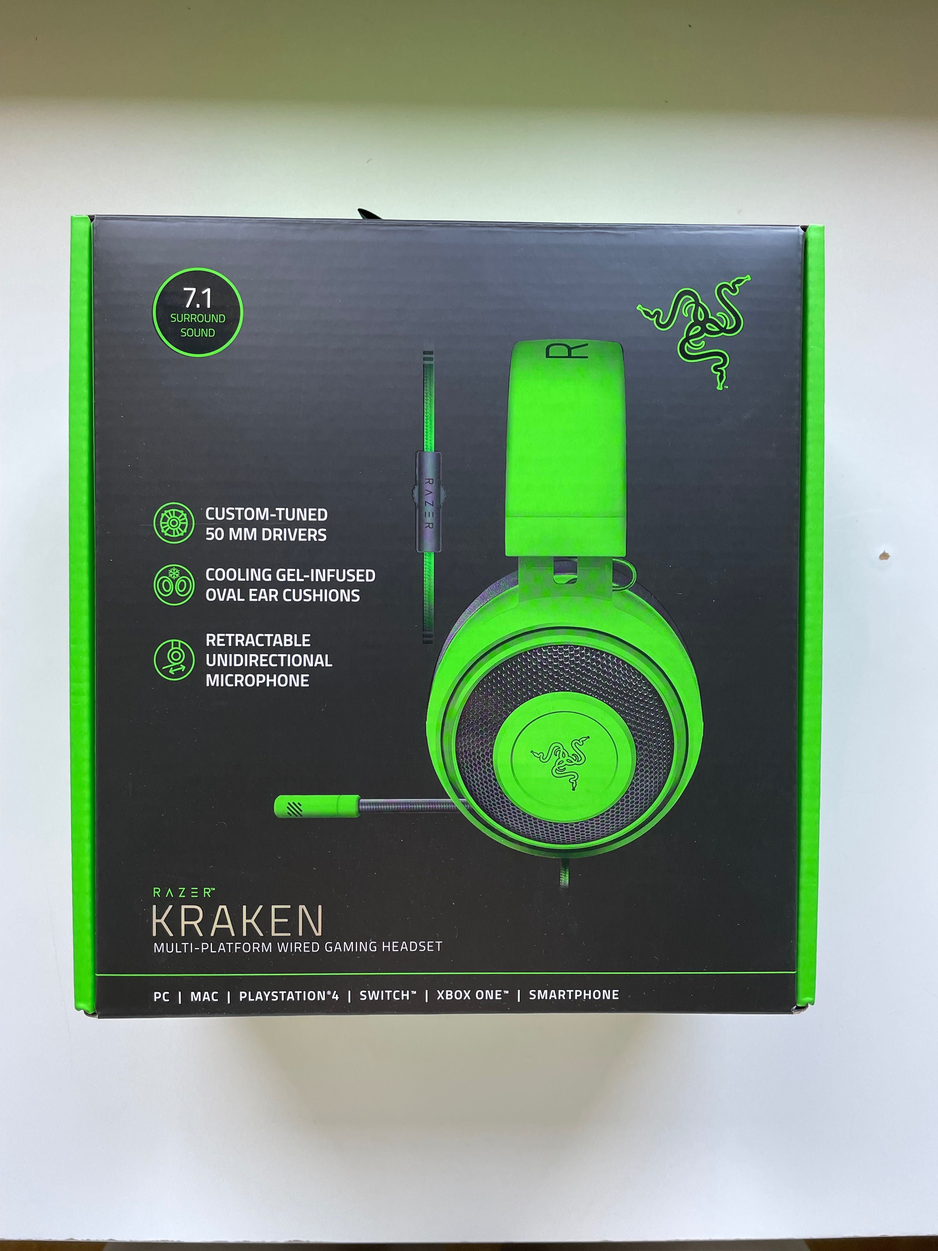 Słuchawki RAZER Kraken Zielone