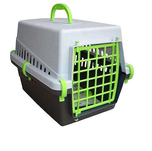 Transporter ET klatka dla psa kota kojec 50x33x32cm ZIELONY