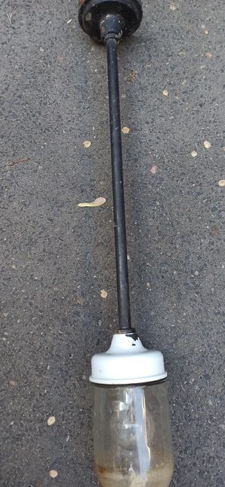 Stara lampa sufitowa PRL