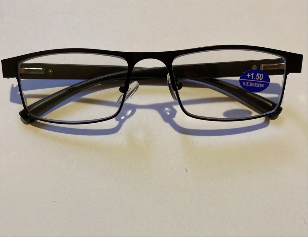 Продам очки для чтения в металлической оправе для мужчин,+1.5,+1.75