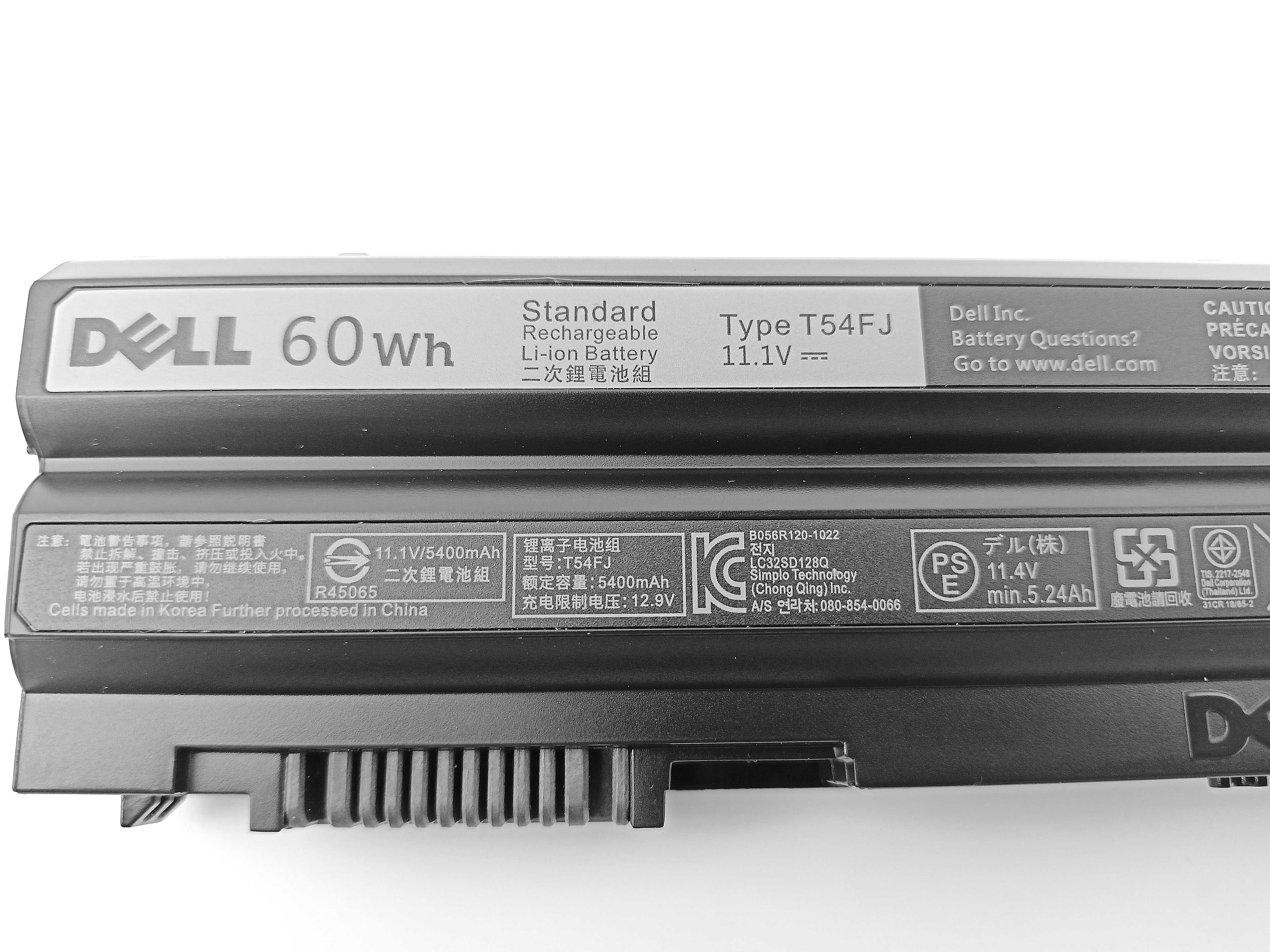 АКБ батарея T54FJ M5YOX для ноутбука Dell Latitude E5520 60Wh і 97Wh