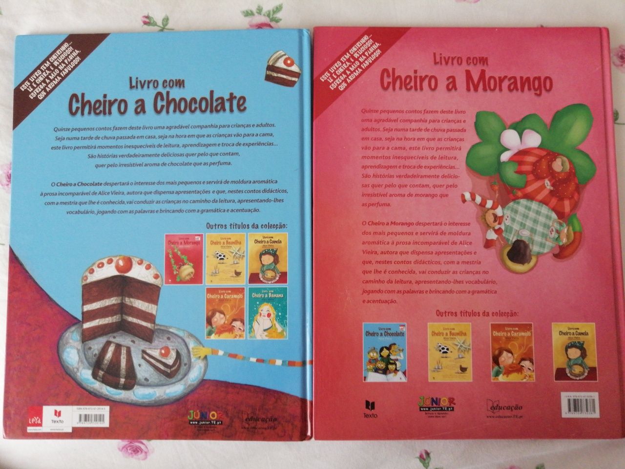 Livro com cheiro a morango e chocolate de Alice Vieira