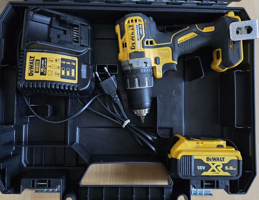 DEWALT DCD791 DCD 791 Wkrętarko-Wiertarka 18V Aku5.0Ah Ładowarka TSTAK