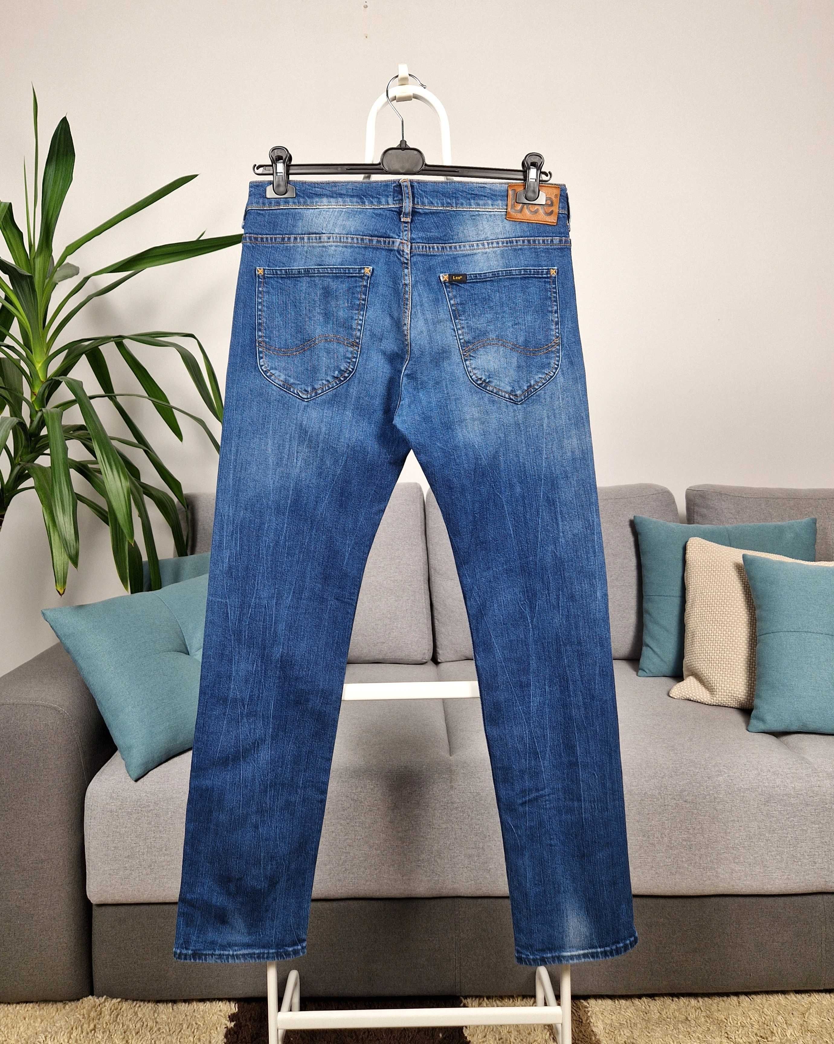 Lee Powell Men's Jeans Blue W33 L32 męskie spodnie jeansy dżinsy