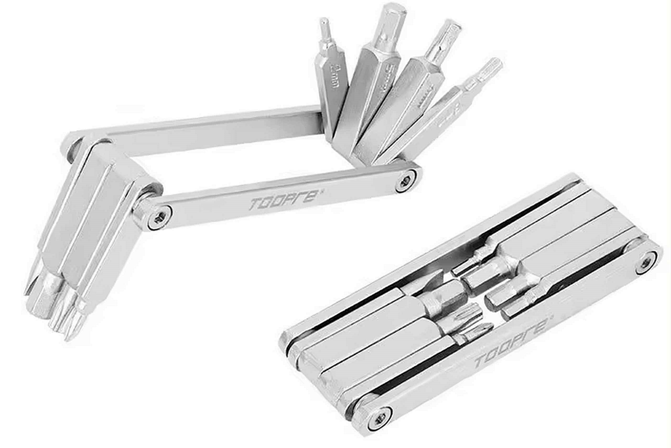 TOOPRE  MULTITOOL Rowerowy Zestaw Narzędzi 8 Funkcji Dobry i Lekki 95g