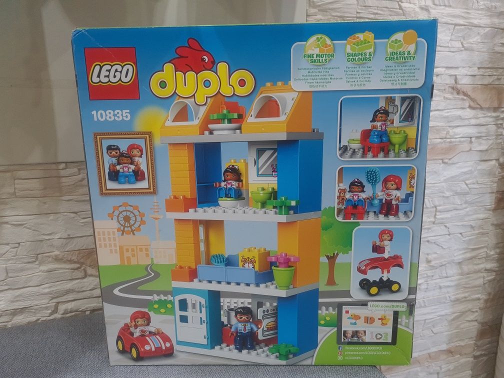 Lego Duplo 10835 Dom rodzinny i dodatki kanapa, fotele, wanna, telefon