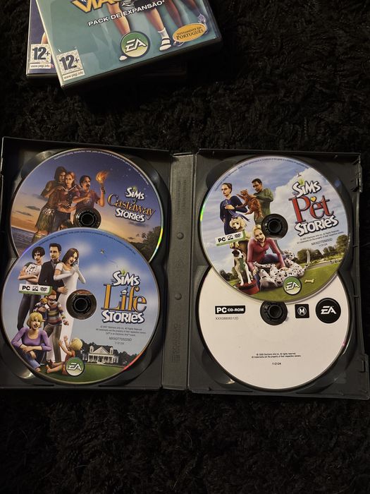PACK 6 Jogos PC: “Os Sims 2 Deluxe” + “Viagens” + “Histórias” + “Negóc