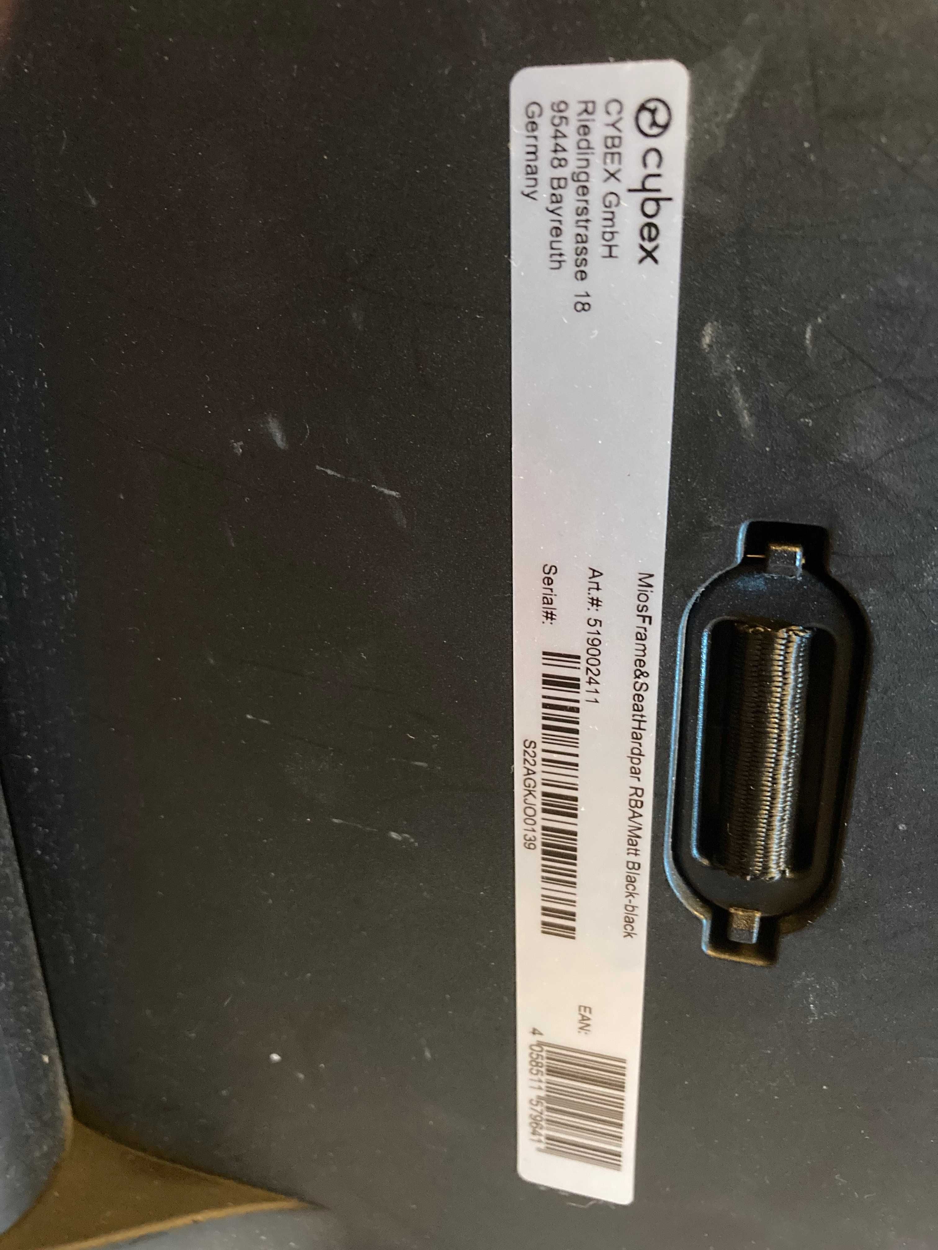 cybex platinum mios spacerówka