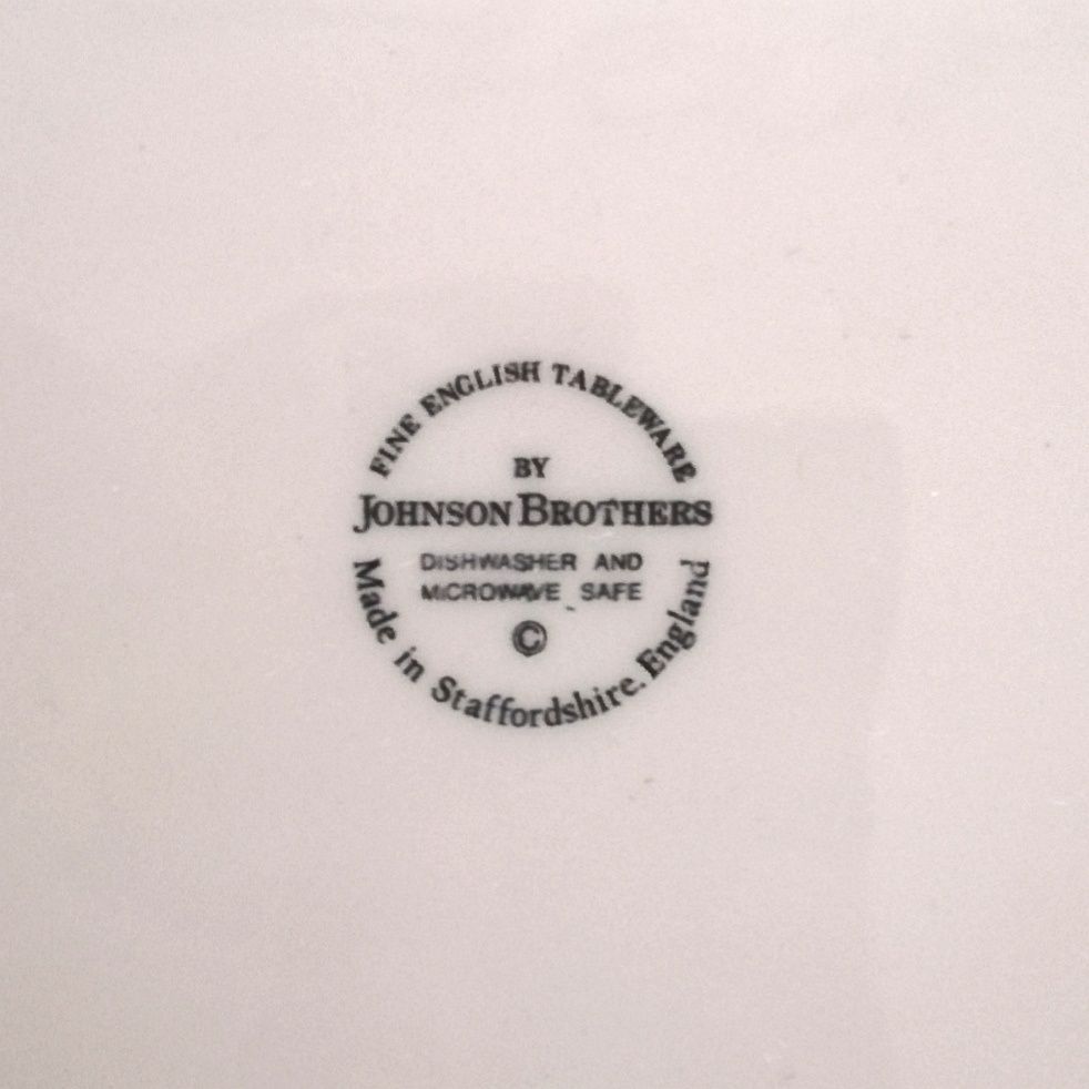 Prato inglês de coleção Johnson Brothers, Straffordshire