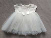 Sukienka na chrzest, wesele, elegancka r.68