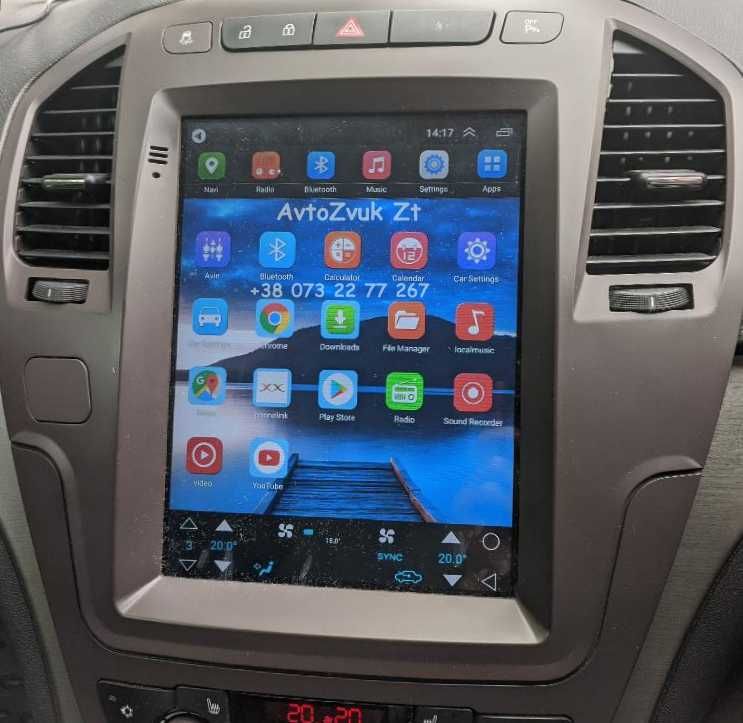 Магнитола INSIGNIA Opel Инсигния DVD GPS USB Tesla Carplay Android 13