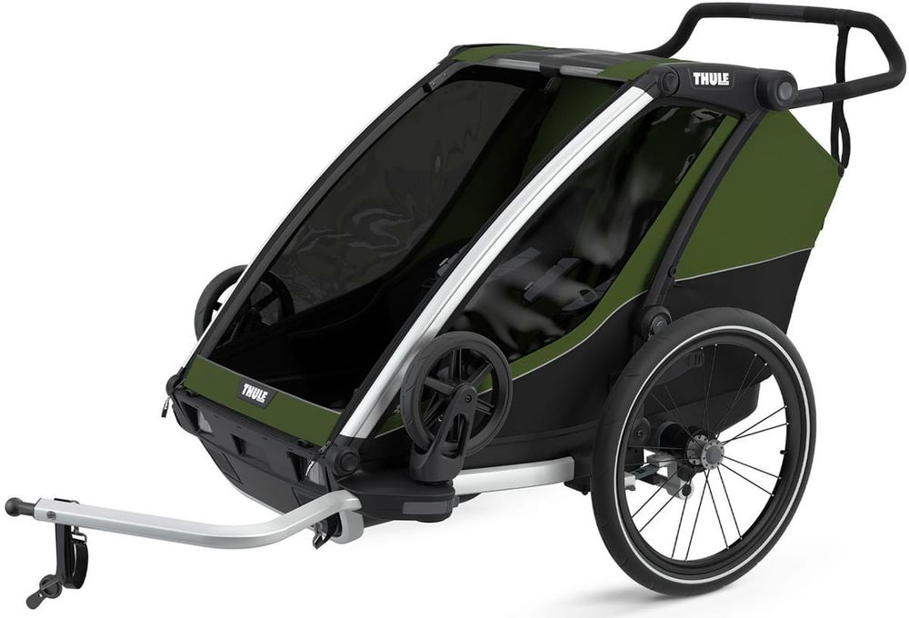 THULE Chariot Cab 2 - przyczepka rowerowa, wózek do roweru 2w1.