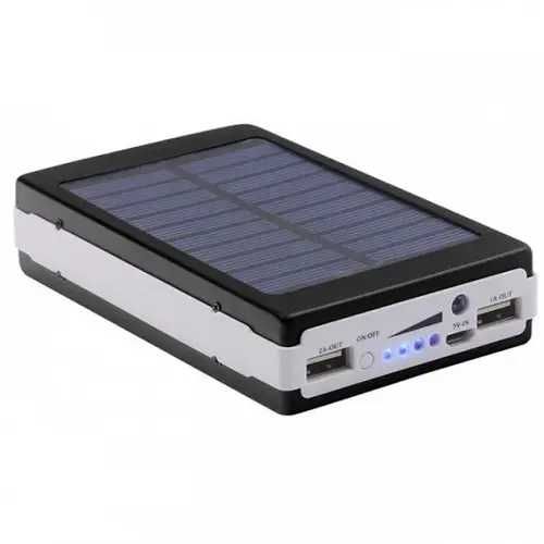 Повербанк UKC Solar 90000mah на солнечной батареи 2USB LED-фонарик