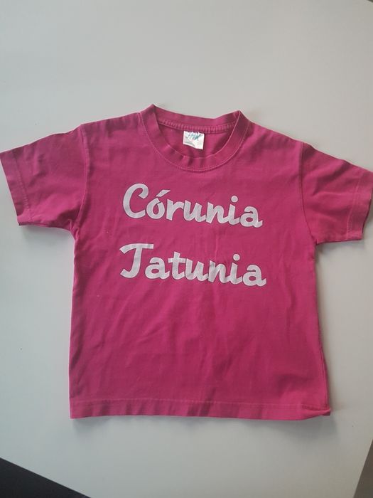 Koszulka na krótki rękaw 116 122 T-shirt 110 128 dziewczęca