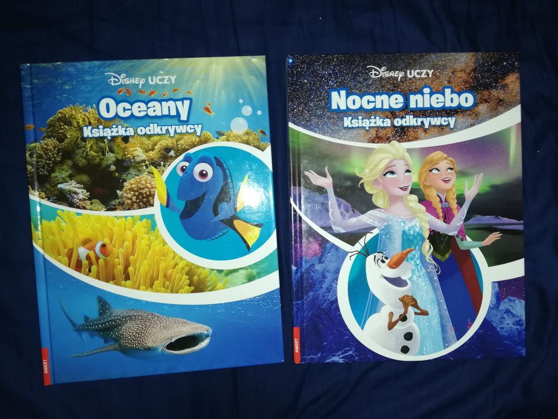 Disney uczy książka odkrywcy Oceany i Nocne niebo