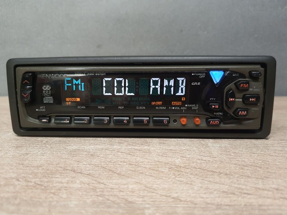 Radio samochodowe Kenwood KDC-5070R CD Kolory Klasyk lata 90' Oldtimer