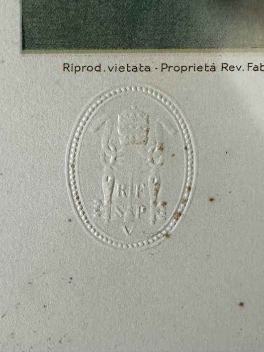 Quadro do Papa Piu XII Certificado Loja Vaticano