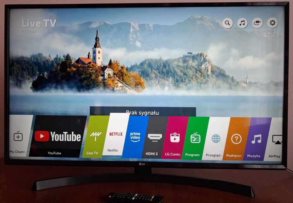 TV 43" LG model 43UK6400, 4K HDR, Smart TV, HEVC