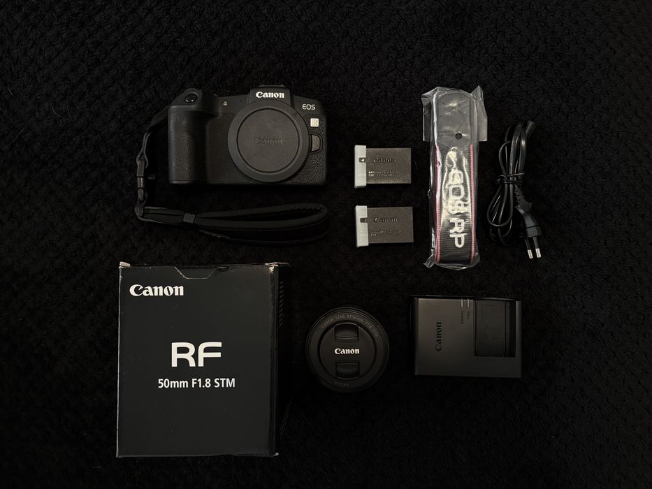 Canon RP + RF 50mm F1.8 + 2 Baterias