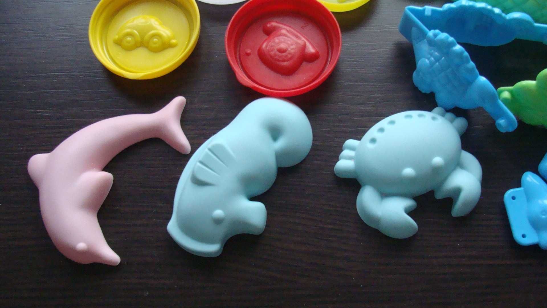 foremki dinozaury ciastolina piasek kinetyczny