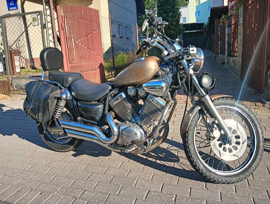 Yamaha Virago 535 "Mad Max" po serwisie