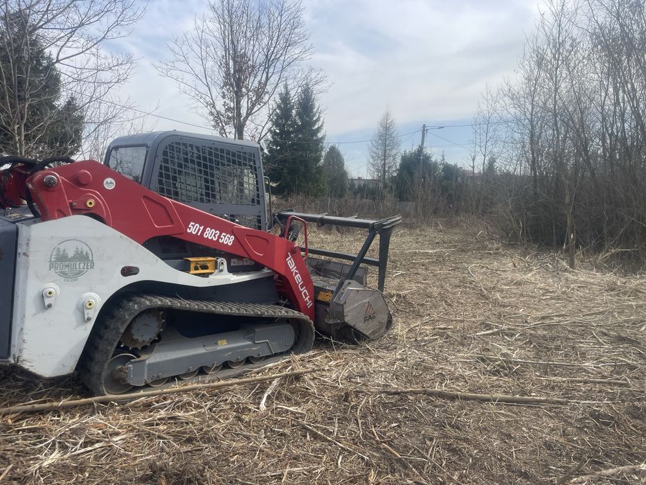 Czyszczenie działek Usługi mulczerem Karczowanie