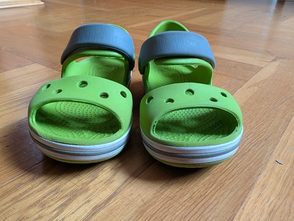 Crocs C8 zielono-szare