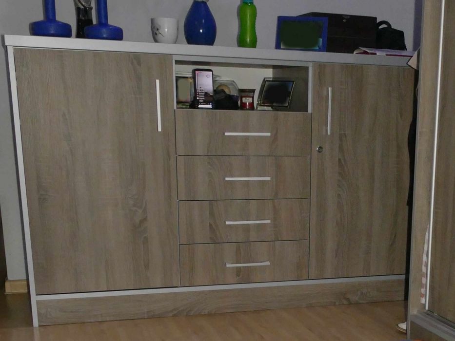 Komoda dąb sonoma tabac