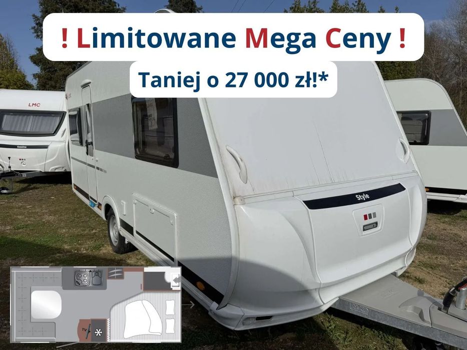 LMC Style 440D - Nowa, 4os, FV23%  - NOWA, 4os, 1360kg DMC, FV23%, Hymer Center Pomorze