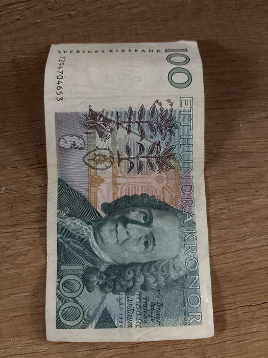 Banknot 100 koron Szweckie
