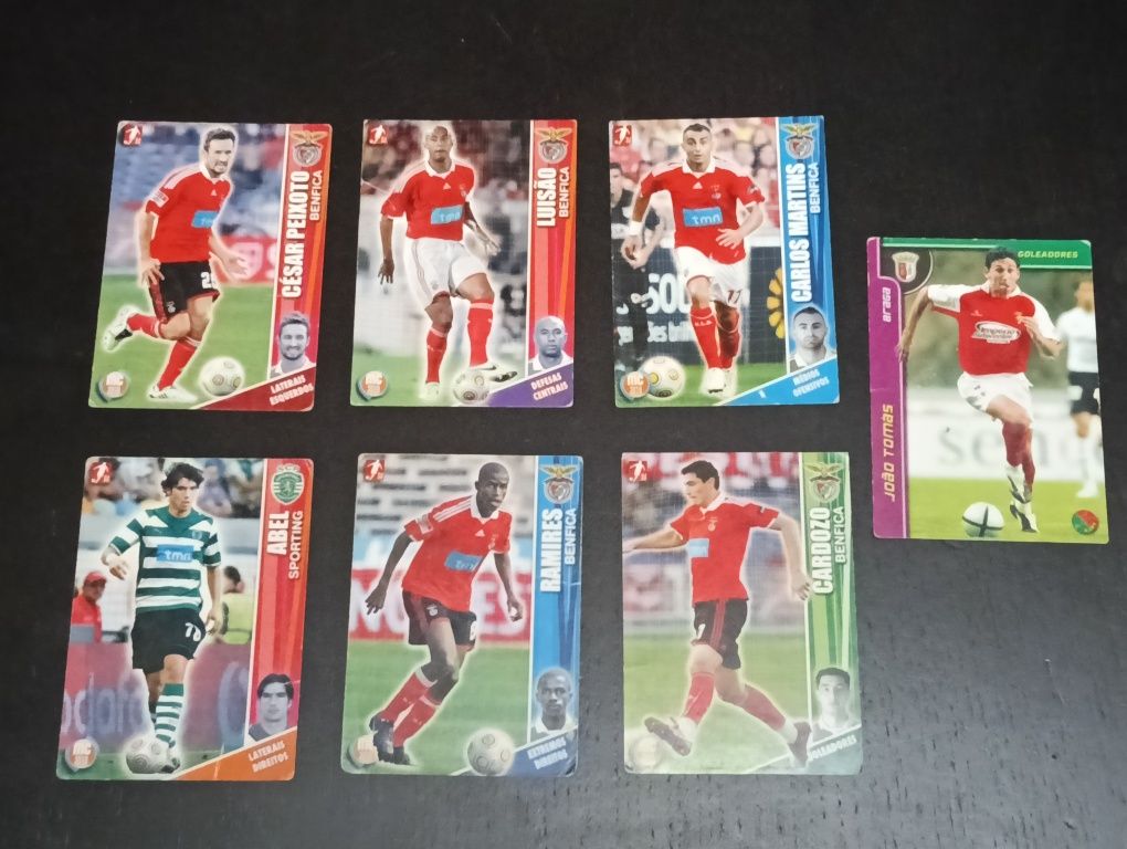 Sete Cards Mega Craques 21010 e 1 2004