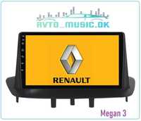 Магнітола Renault Megan QLED, Android, GPS, USB, 4G, CarPlay!