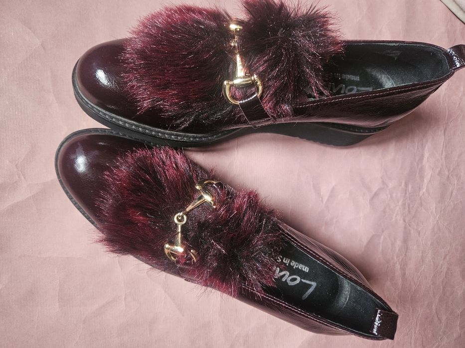 Туфлі лофери Іспанія шкіра р.40