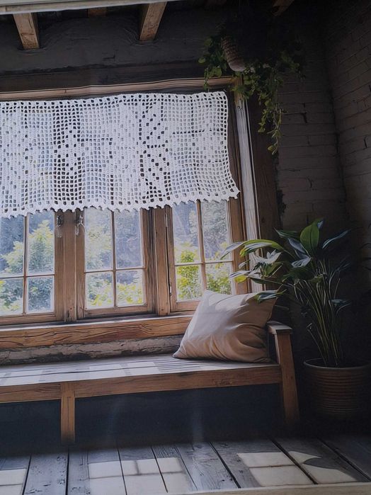 Zazdrostka świąteczna firanka do kuchni