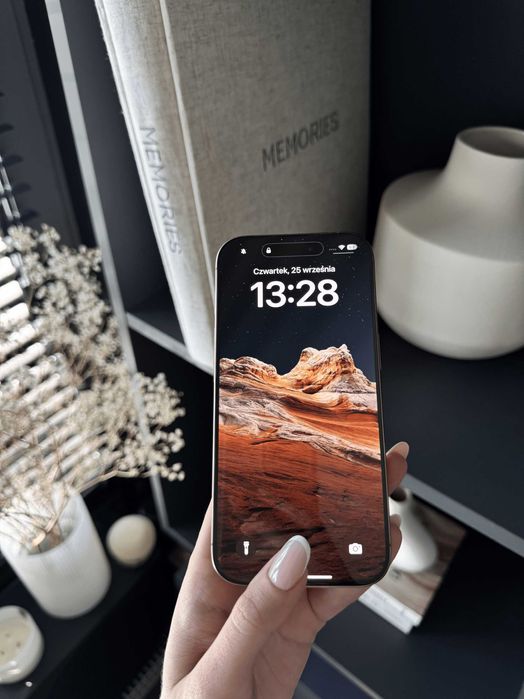 iPhone 16 PRO 128 GB, Dessert Titanium, pustynny, złoty | Case GRATIS!