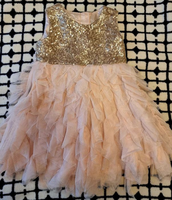 Платтячко на дівчинку 18-24 мвсяці.Нарядне з паєтками