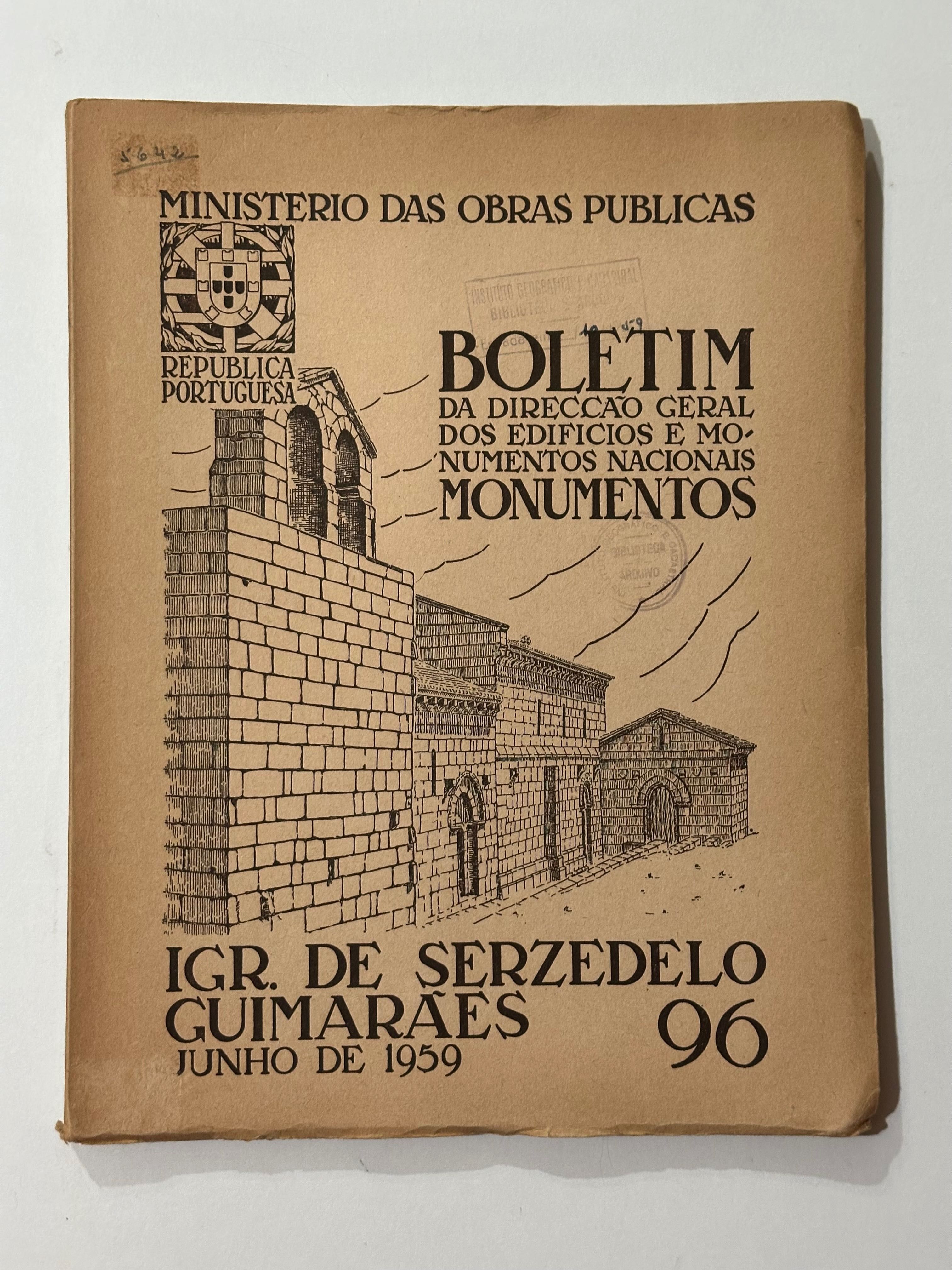 Boletim da DGEMN - Igreja de St.ª Cristina de Serzedelo Guimarães (96)