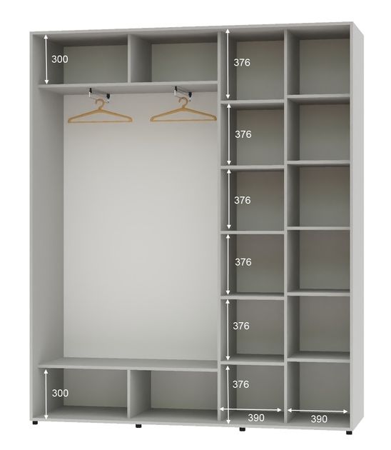 Шафа-купе дводверна 200*50*230