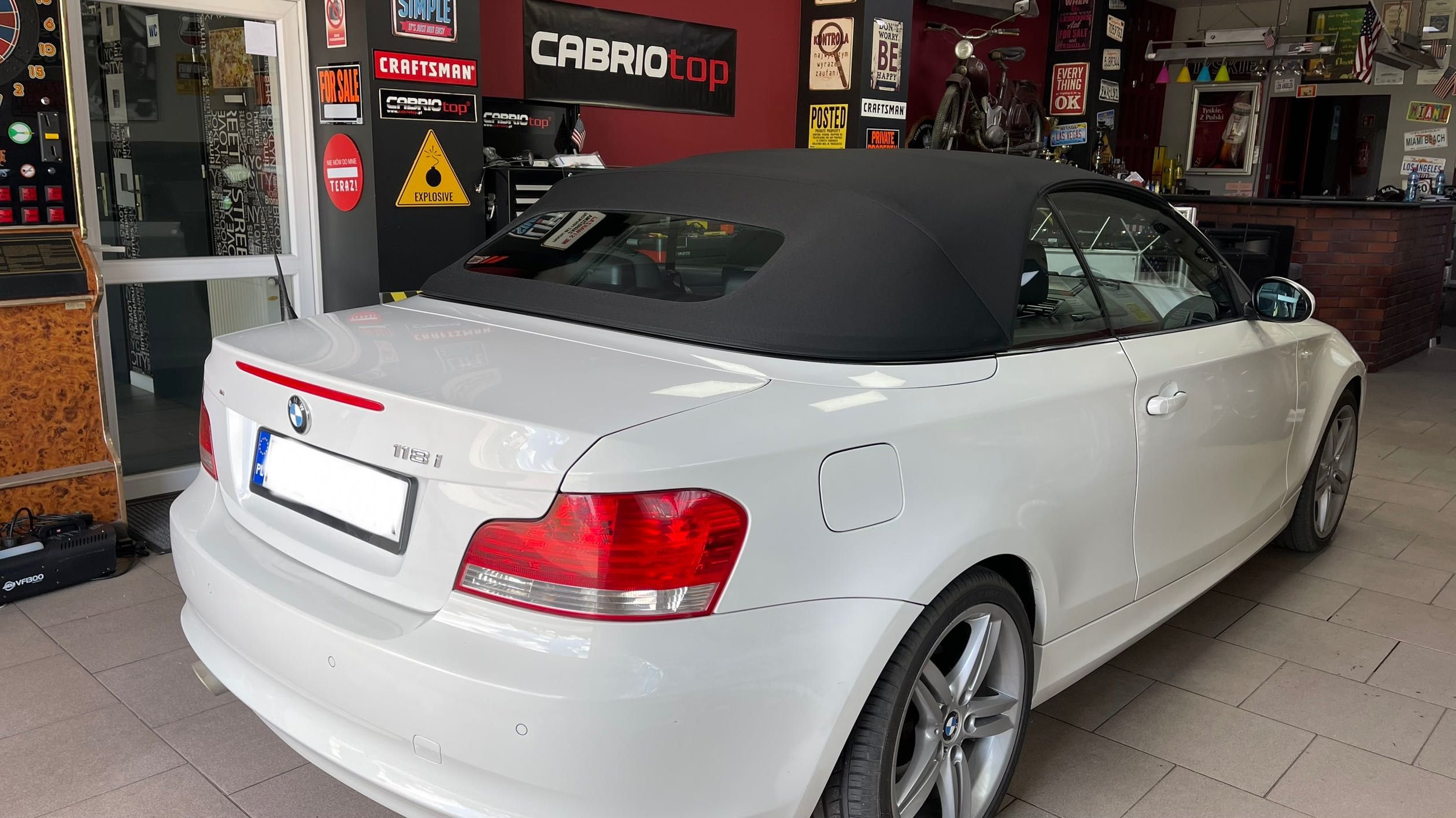 BMW Cabrio seria 1 2 3 6 F12 F23 E88 Z3 E36 dach szyba naprawa