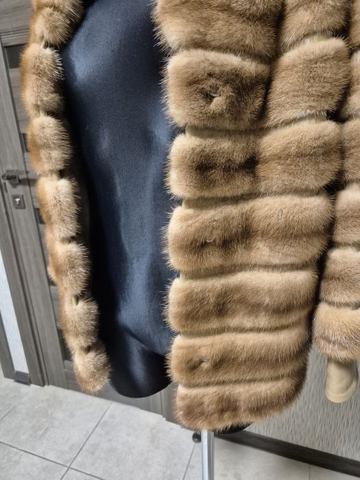 Норкова шуба. Полушубок з норки. Автоледі. Норка